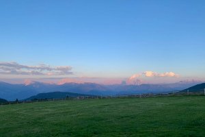 Ausblick von unserer Almhütte